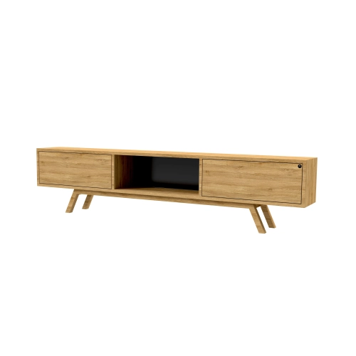 Szafka RTV-34 Drewno Lite Dąb Loft Lakier Rozmiary od 100 cm do 200 cm PREMIUM